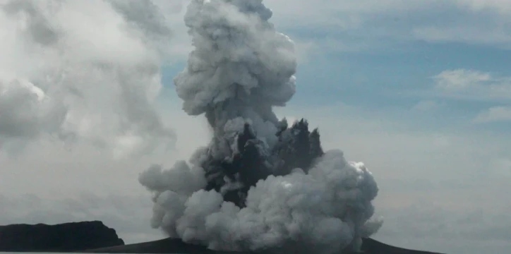 new tonga volcanic island south pacific volcano